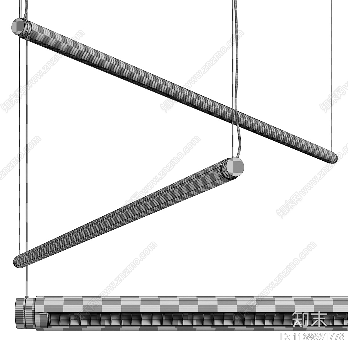 吊灯3D模型下载【ID:1169661778】