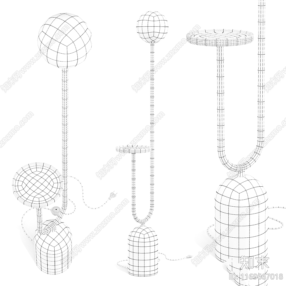 落地灯3D模型下载【ID:1169667018】