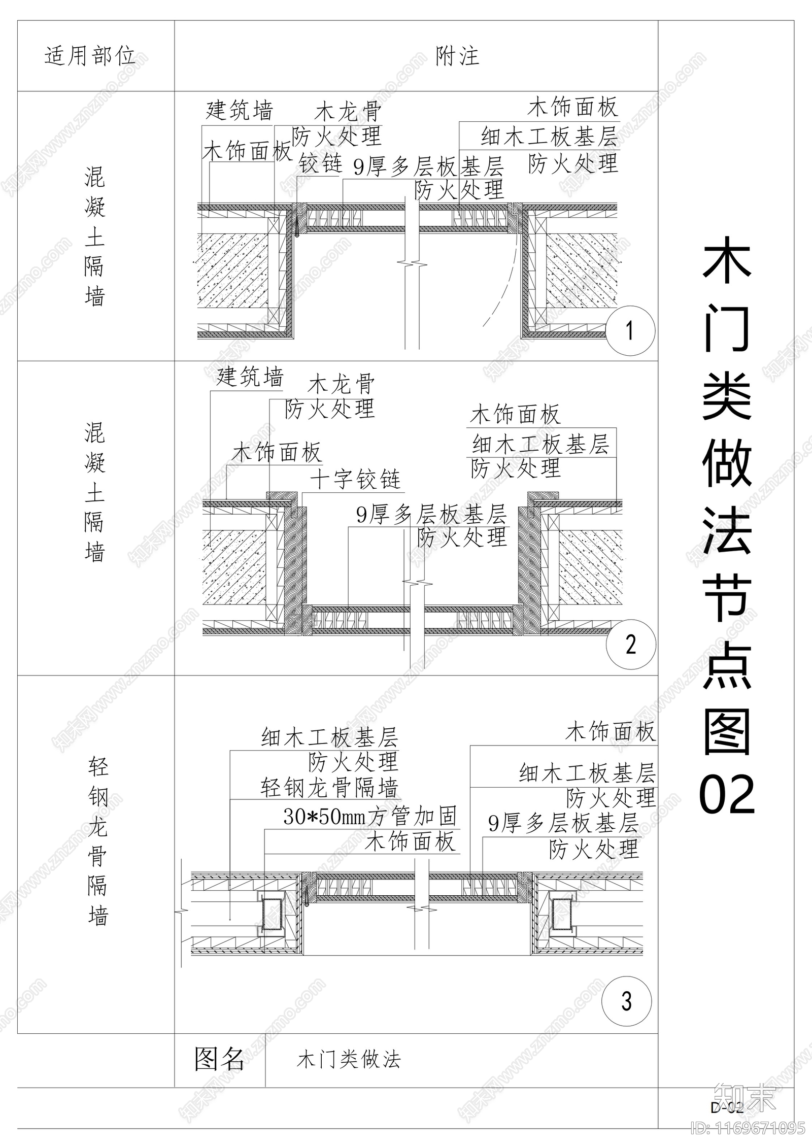 现代门节点cad施工图下载【ID:1169671095】