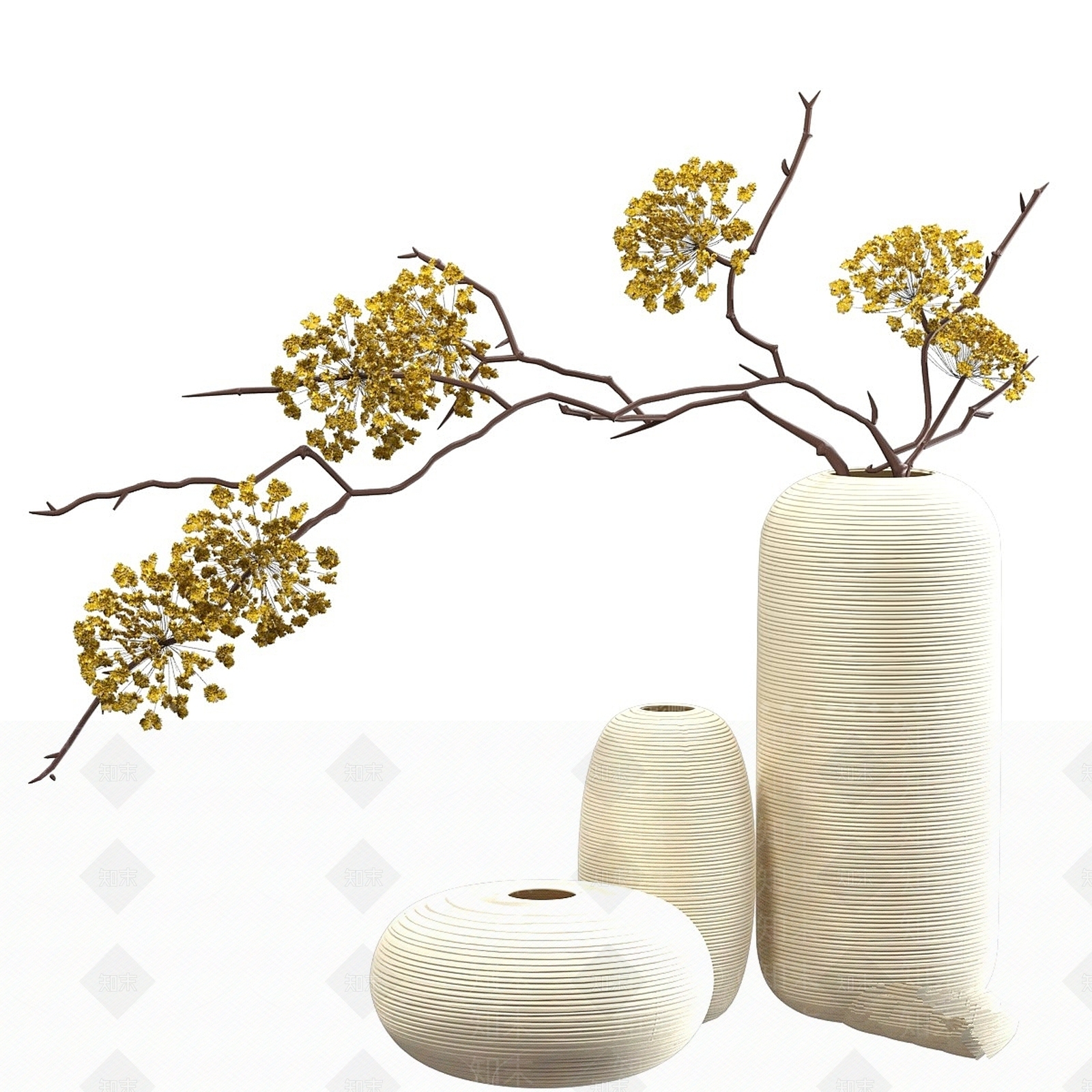 花艺3D模型下载【ID:1169672170】