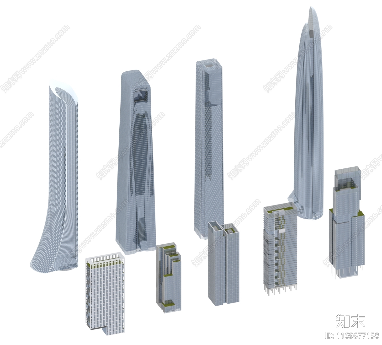 现代其他商业建筑3D模型下载【ID:1169677158】