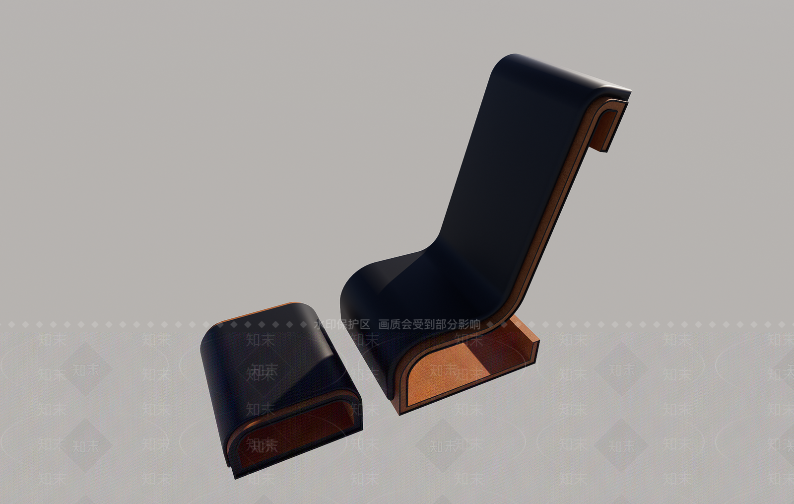 现代躺椅SU模型下载【ID:1169678147】