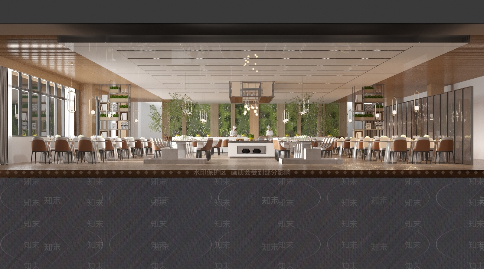 现代其他餐饮空间3D模型下载【ID:1169680932】