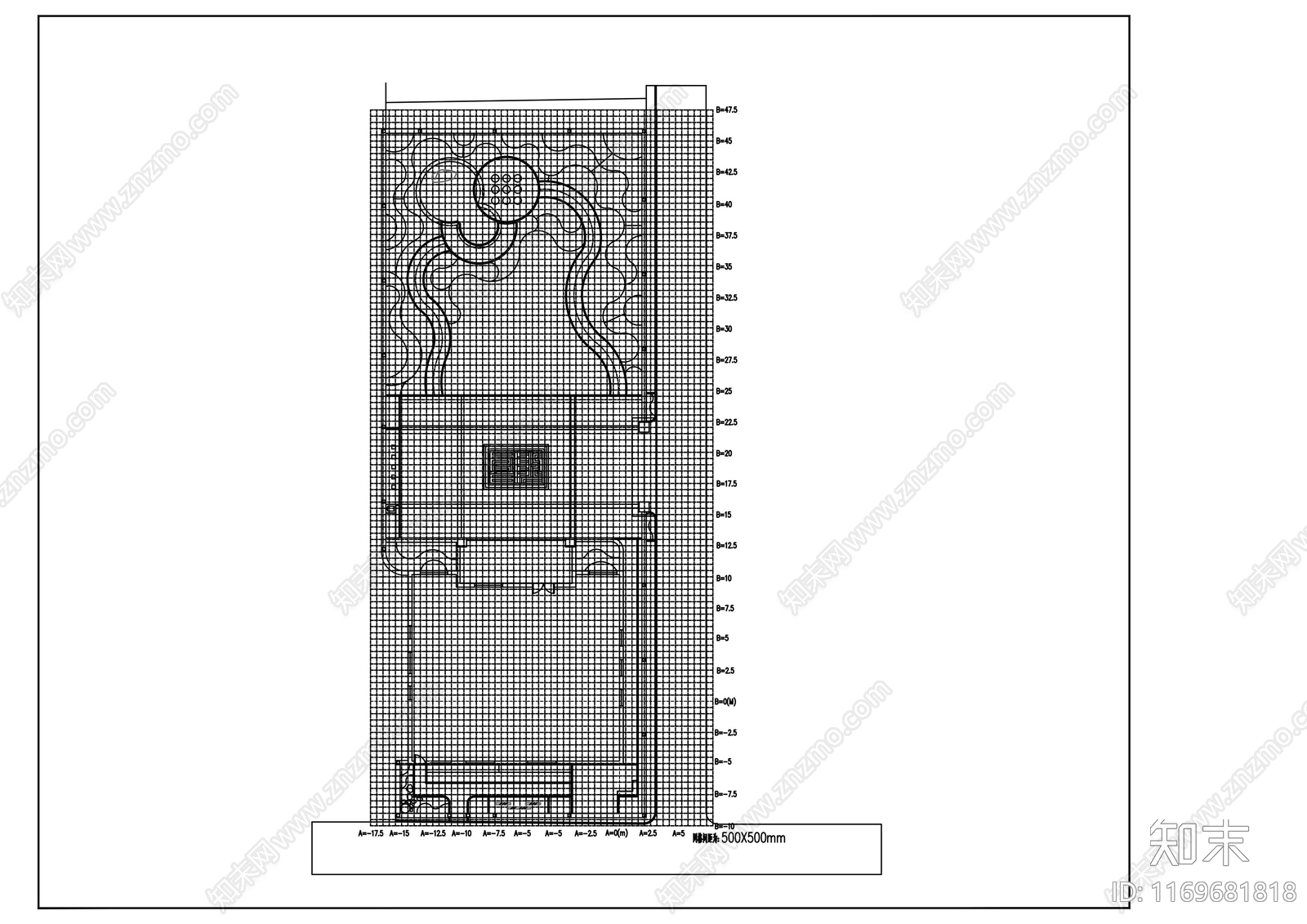 现代庭院cad施工图下载【ID:1169681818】