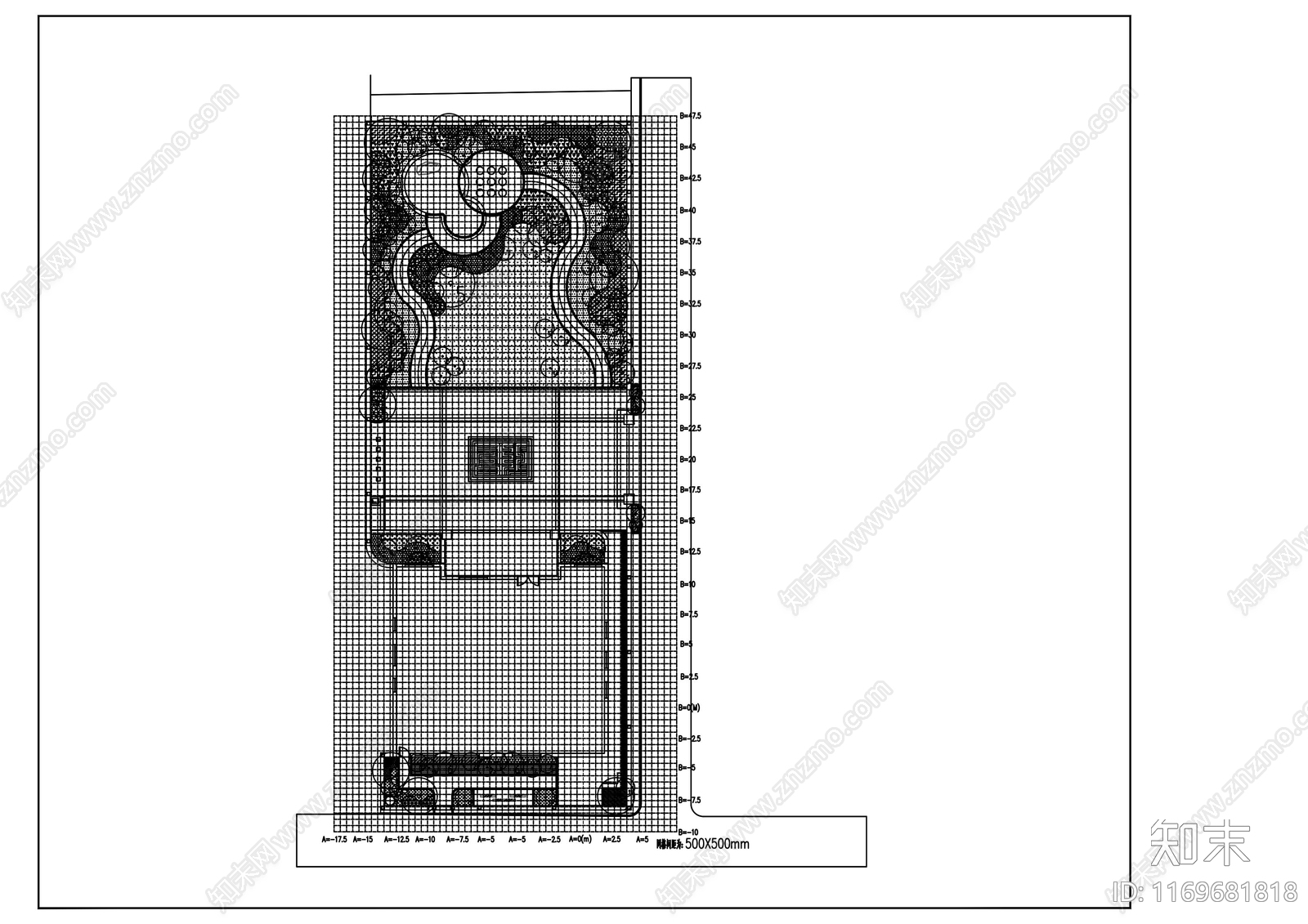 现代庭院cad施工图下载【ID:1169681818】