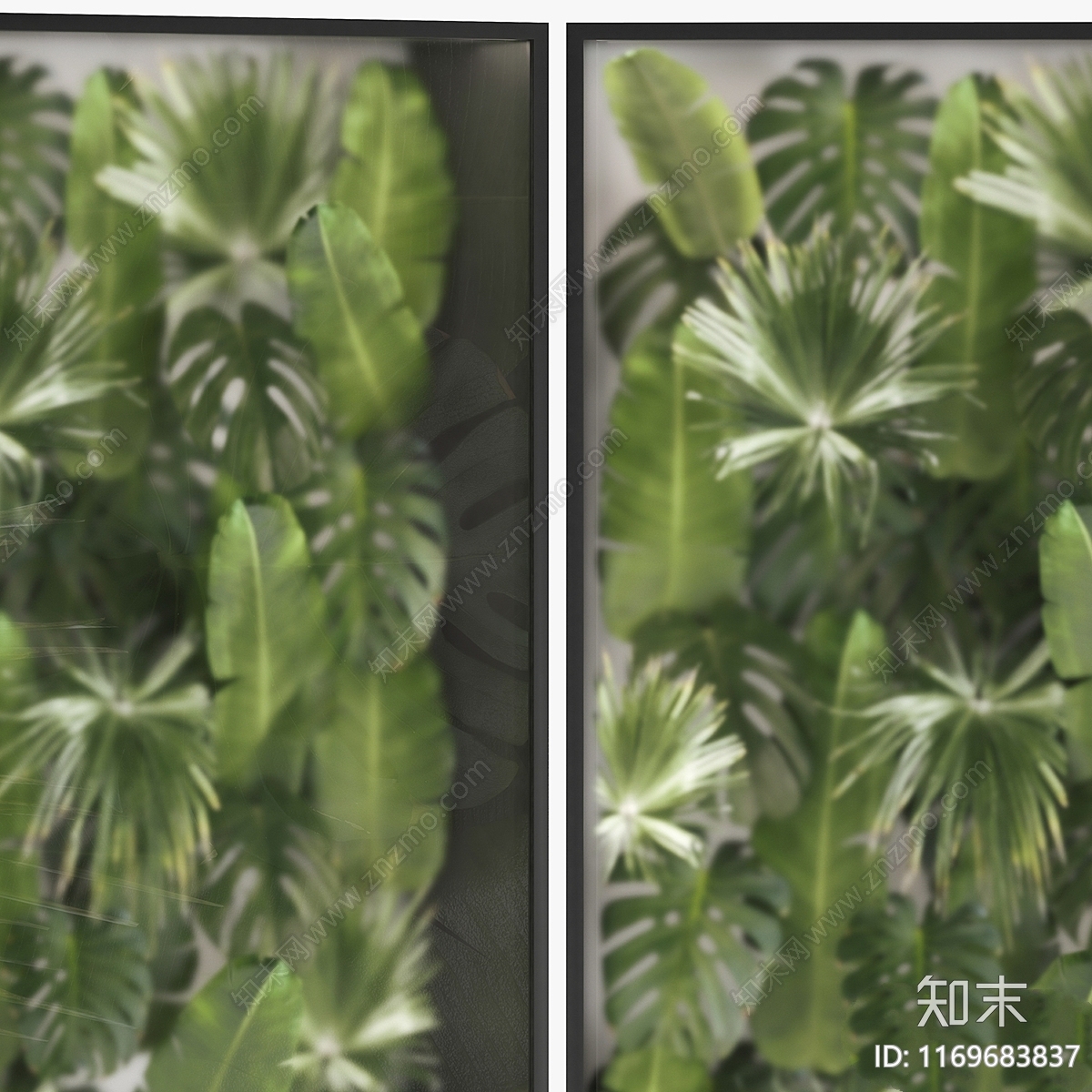 绿植墙3D模型下载【ID:1169683837】