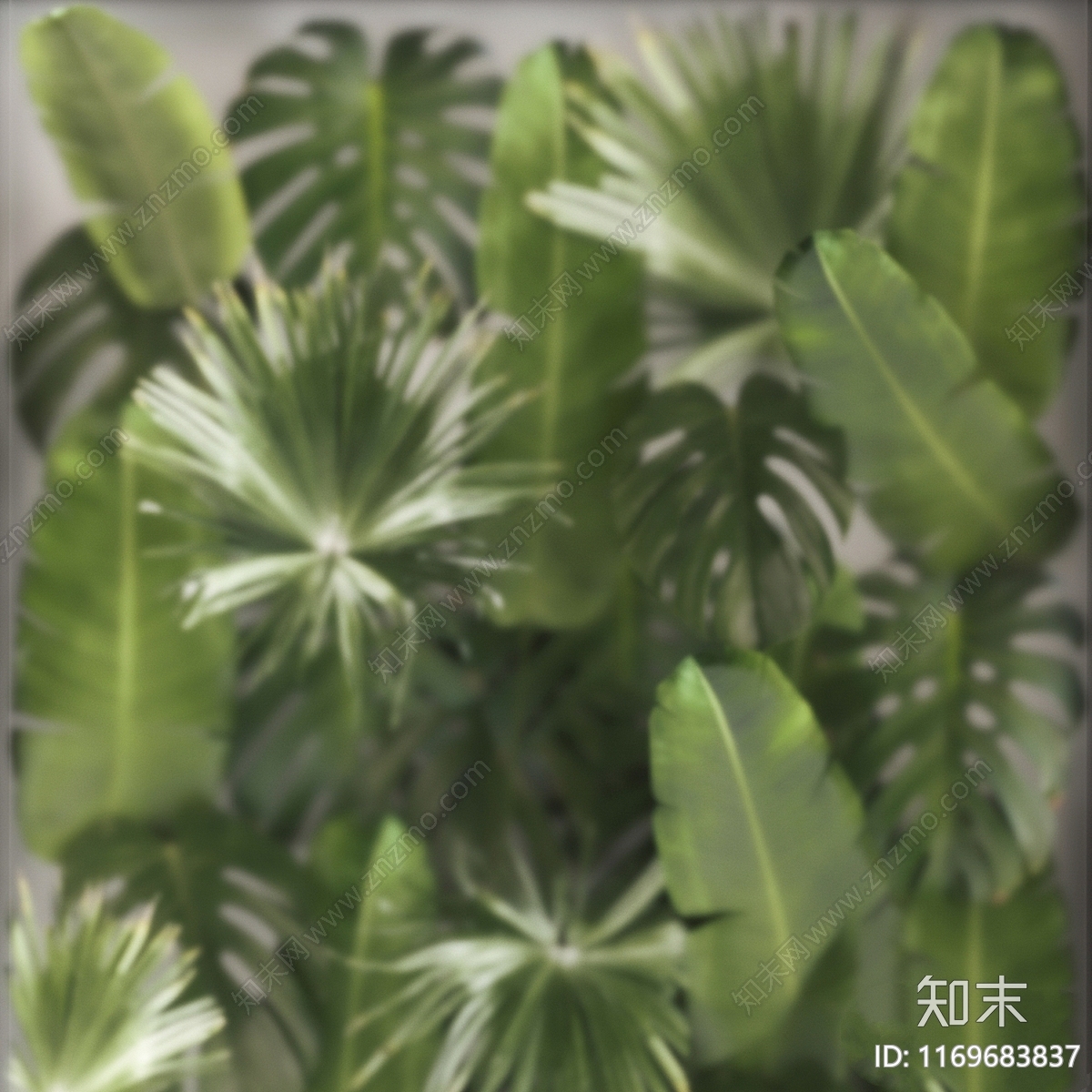 绿植墙3D模型下载【ID:1169683837】