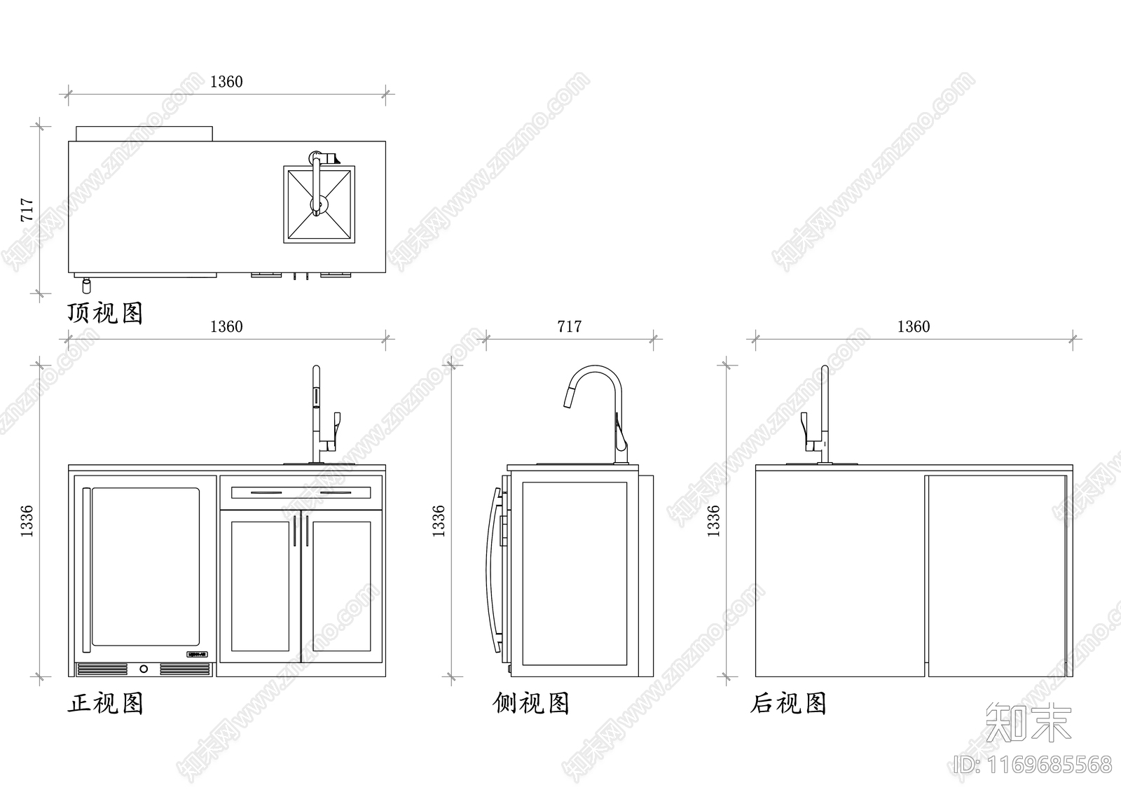 欧式中餐厅cad施工图下载【ID:1169685568】