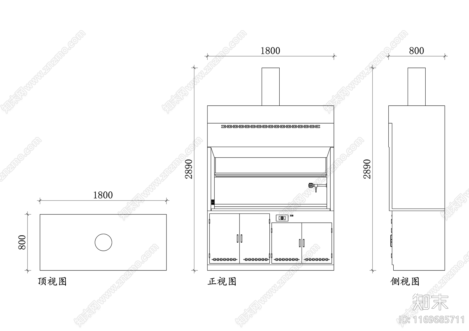 现代工作室cad施工图下载【ID:1169685711】