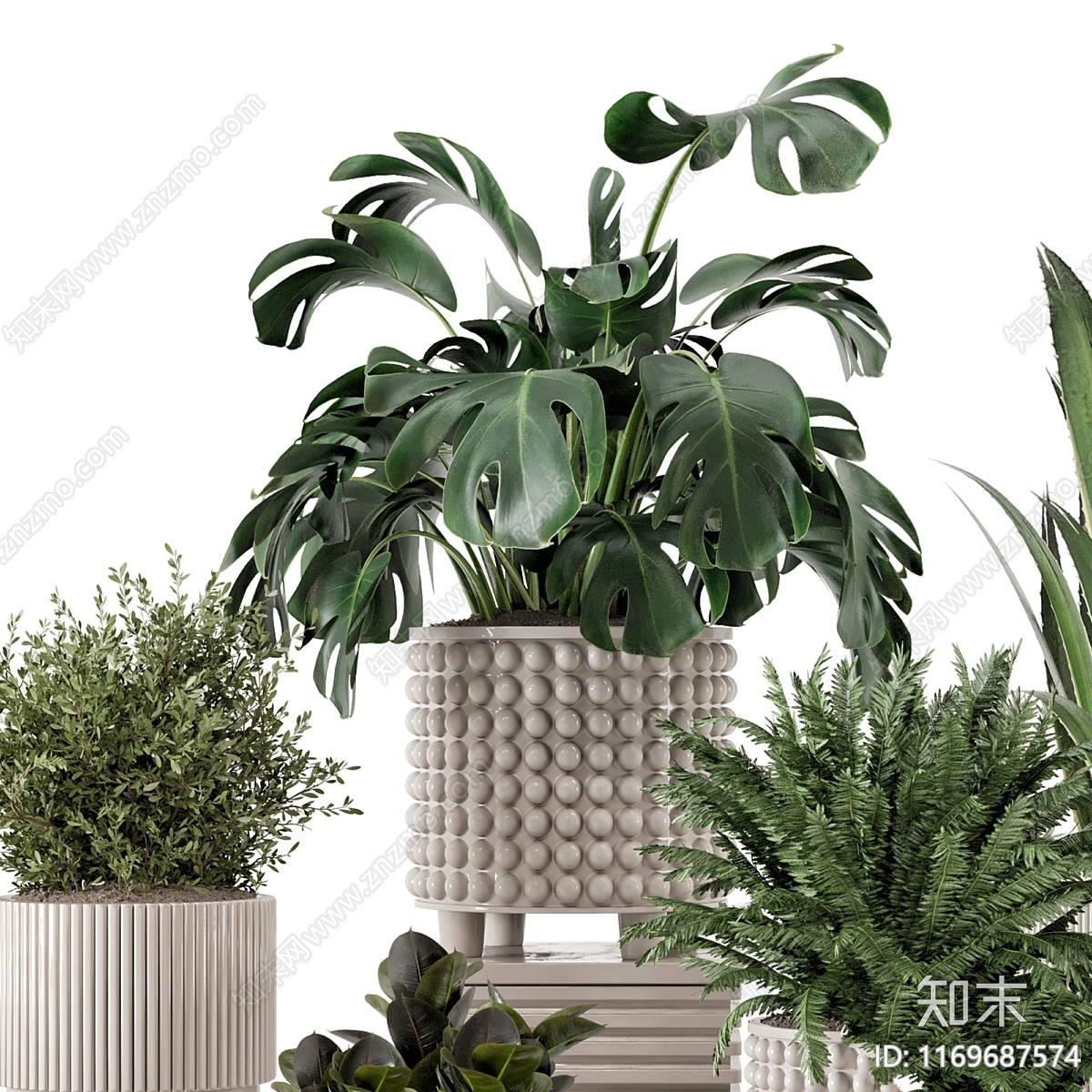 盆栽3D模型下载【ID:1169687574】