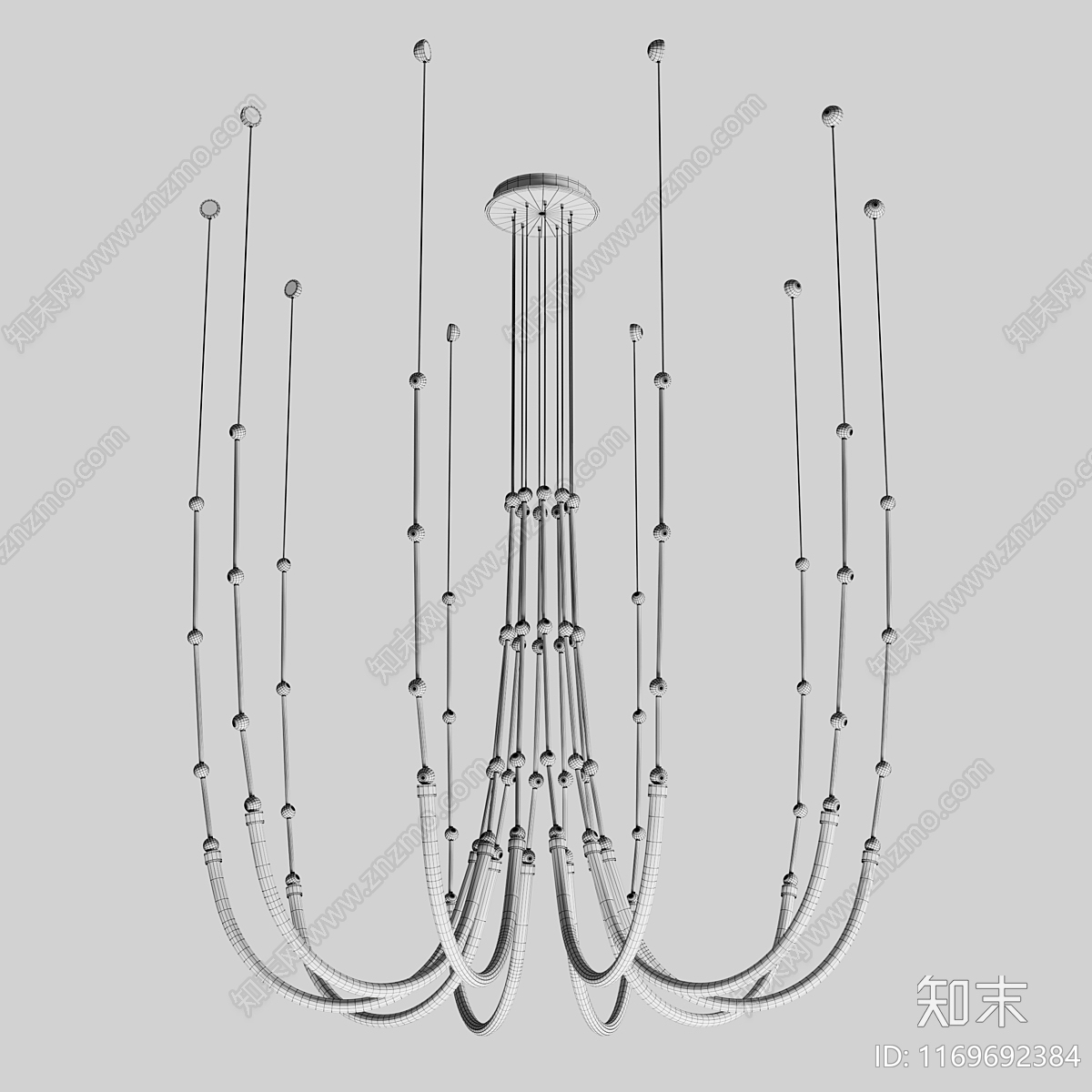 吊灯3D模型下载【ID:1169692384】
