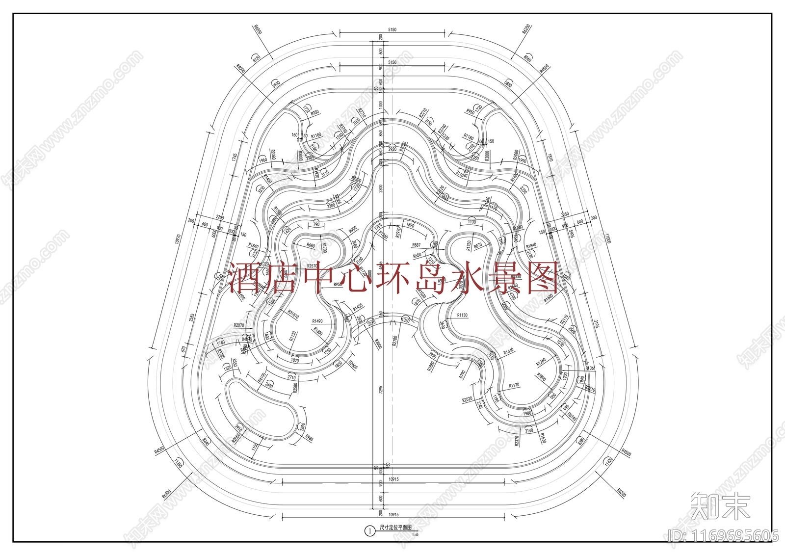 现代新中式酒店度假景观施工图下载【ID:1169695606】