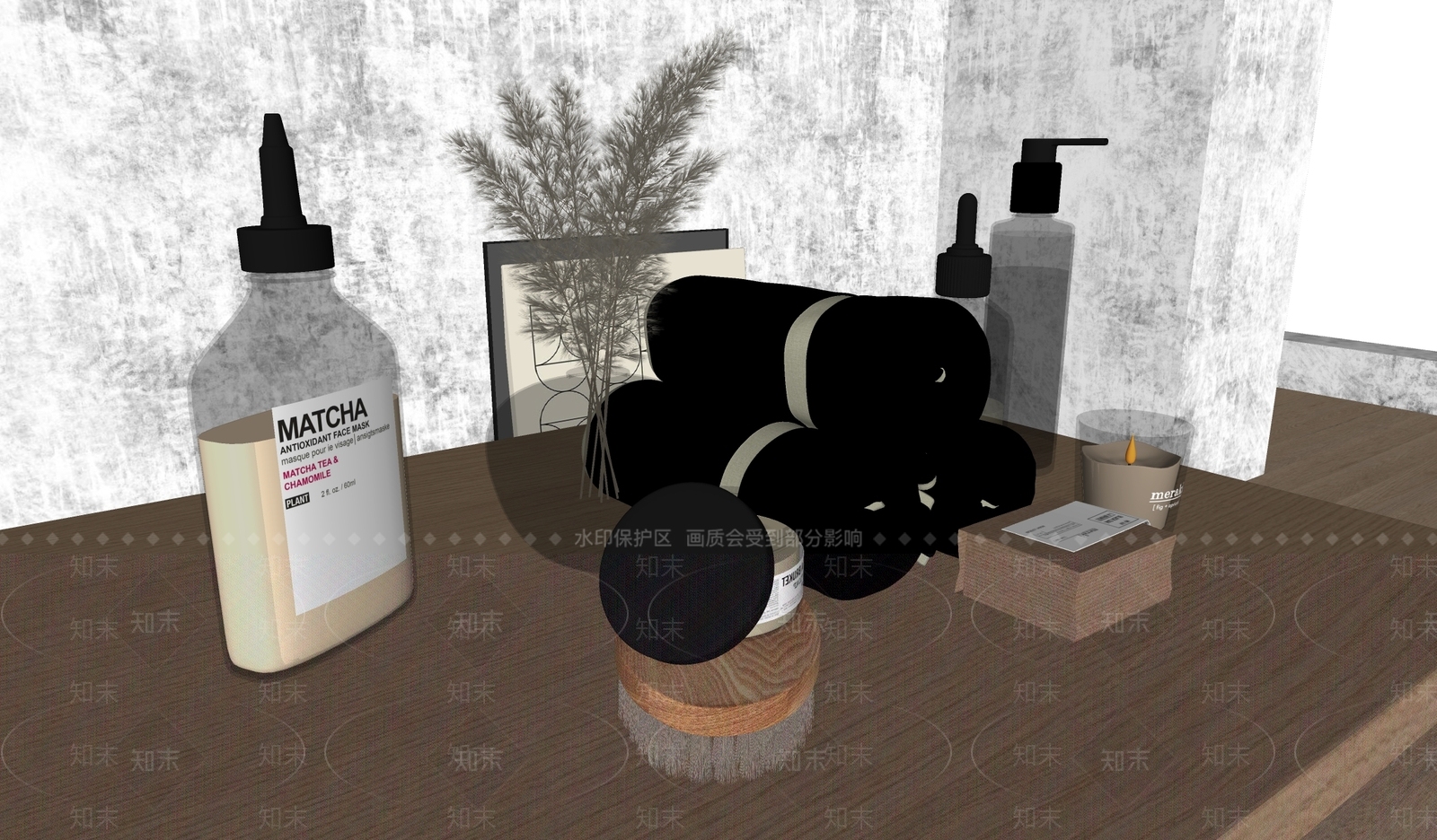 洗浴用品SU模型下载【ID:1169696300】