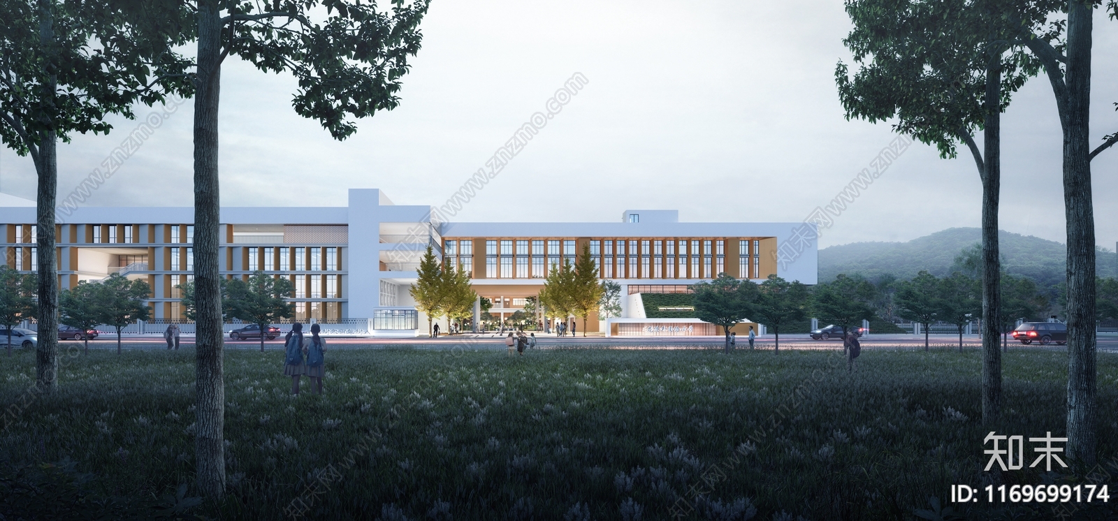 极简简约学校建筑施工图下载【ID:1169699174】