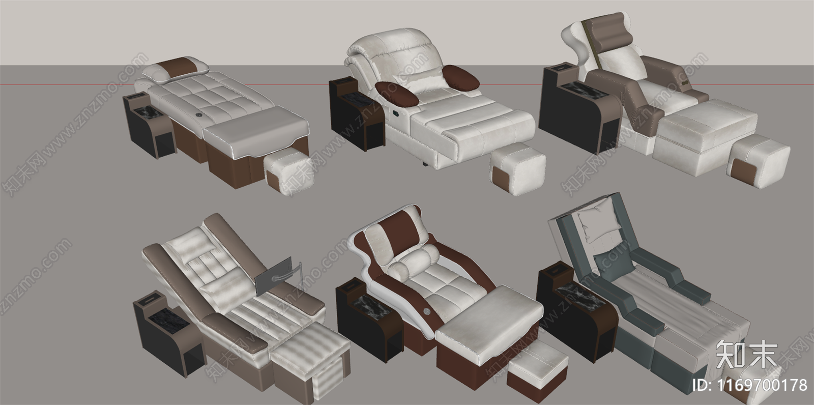 现代按摩椅SU模型下载【ID:1169700178】