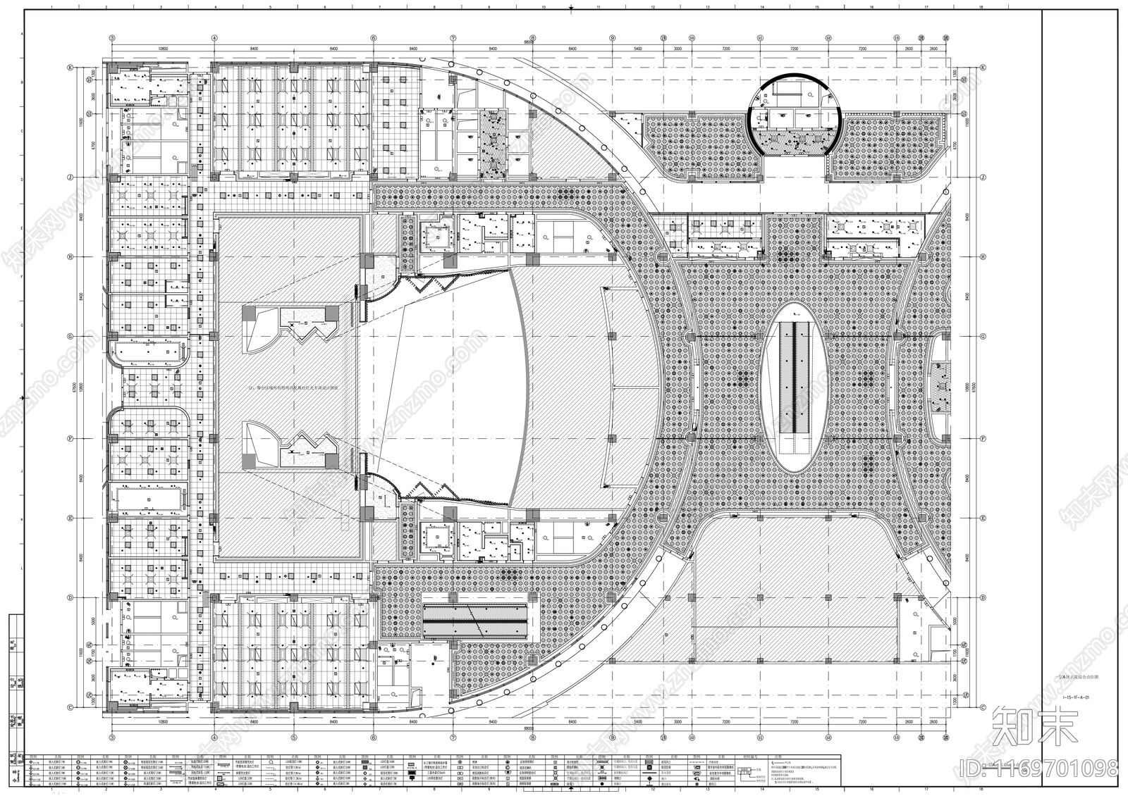 现代剧院施工图下载【ID:1169701098】