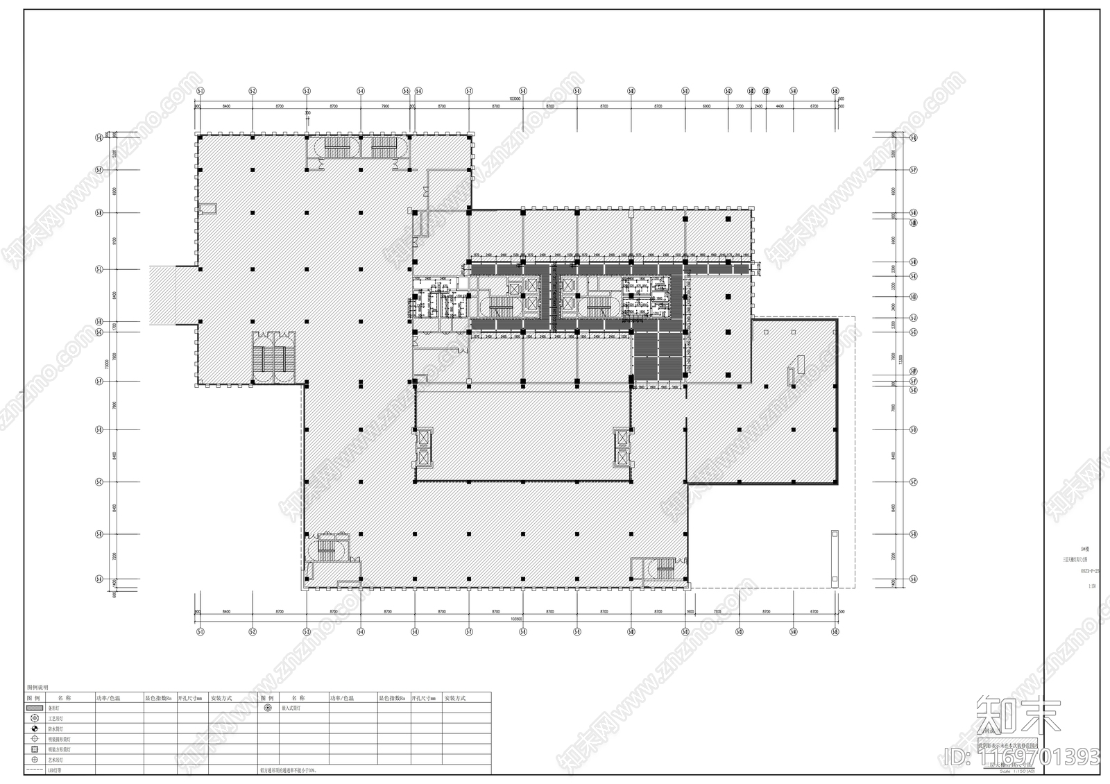 现代学校cad施工图下载【ID:1169701393】