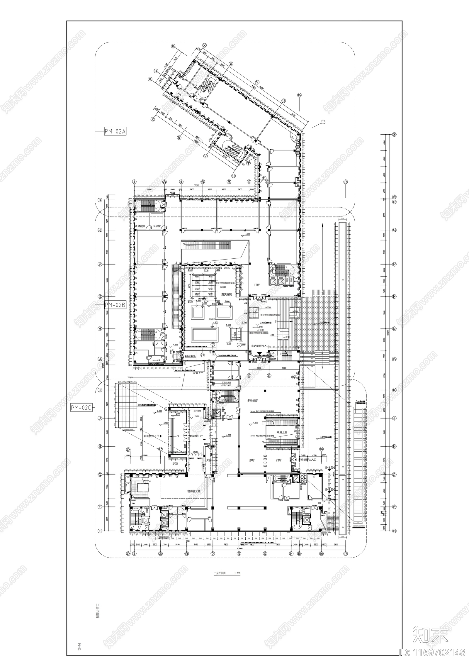 幕墙结构cad施工图下载【ID:1169702148】
