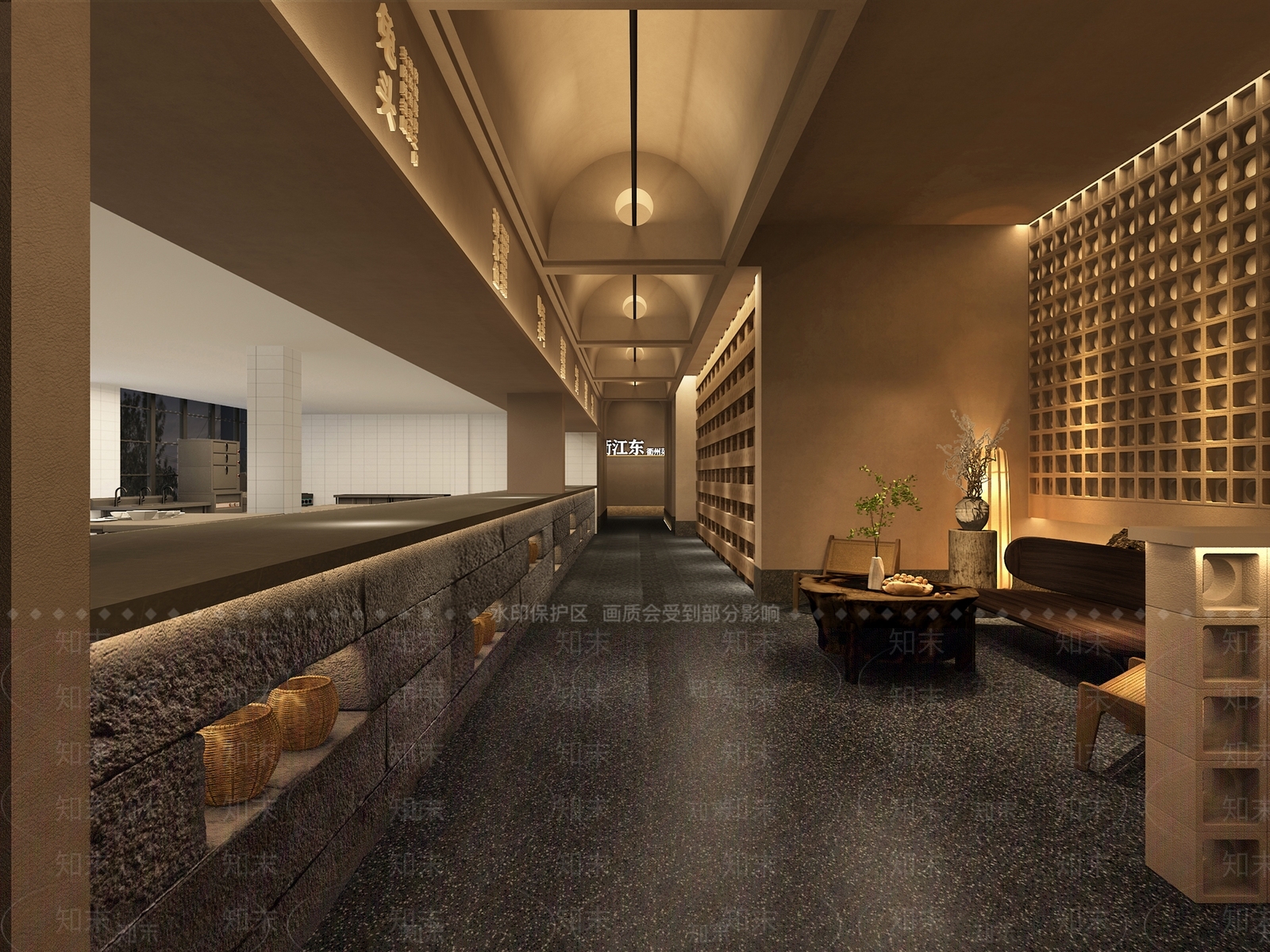 侘寂中餐厅3D模型下载【ID:1169706877】