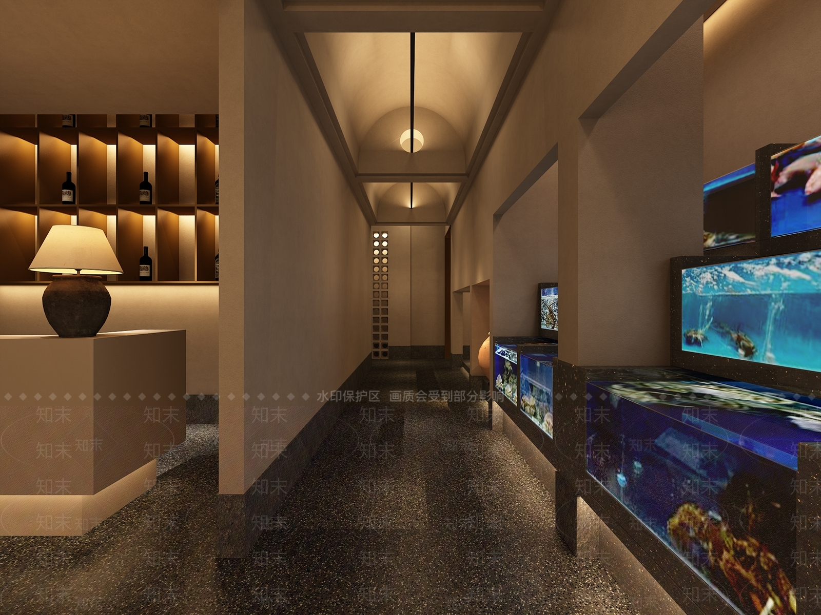 侘寂中餐厅3D模型下载【ID:1169706877】