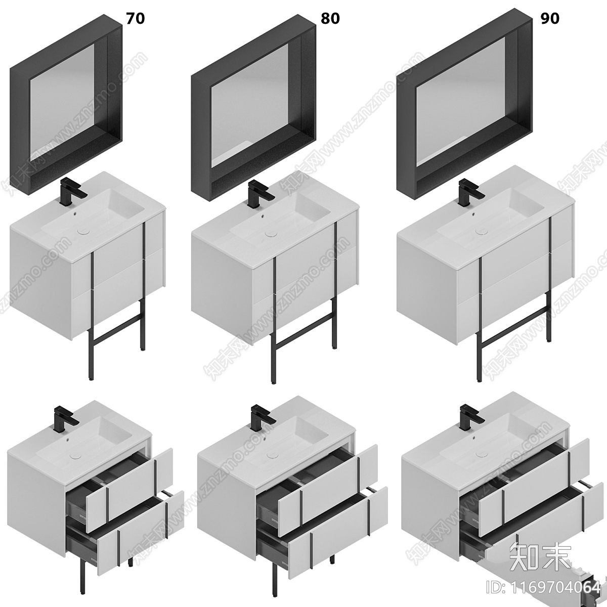 洗手台3D模型下载【ID:1169704064】