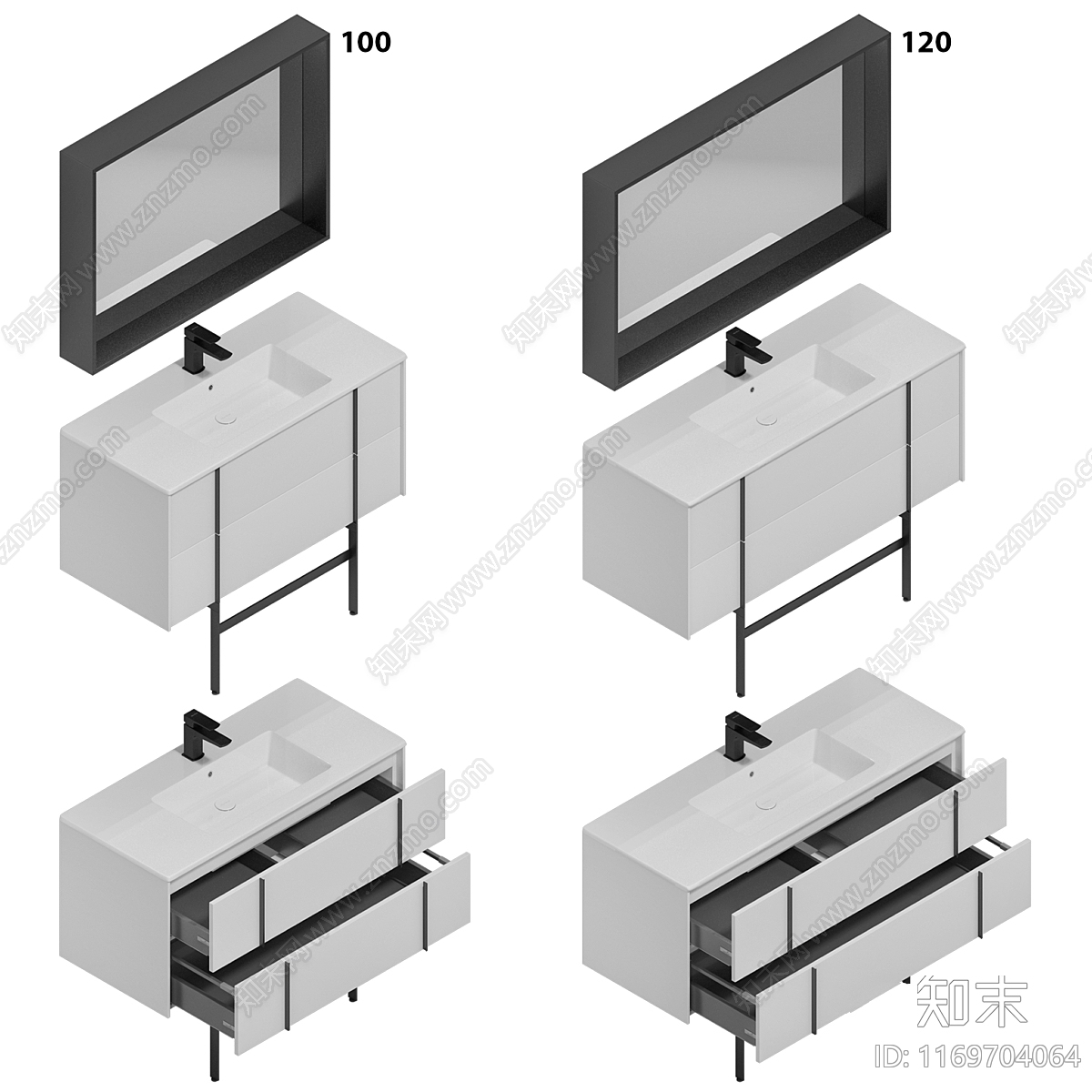 洗手台3D模型下载【ID:1169704064】