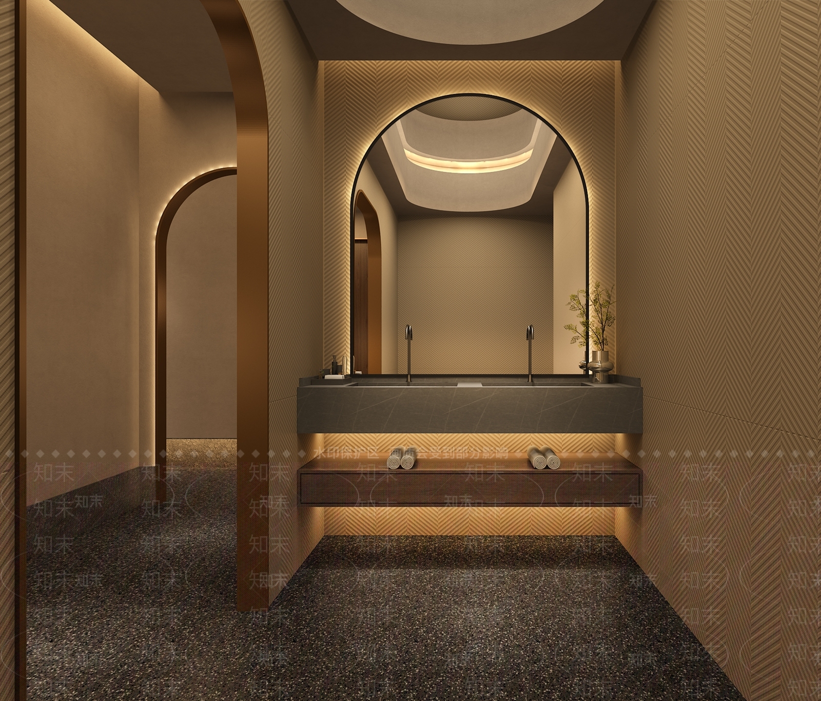 侘寂中餐厅3D模型下载【ID:1169705450】