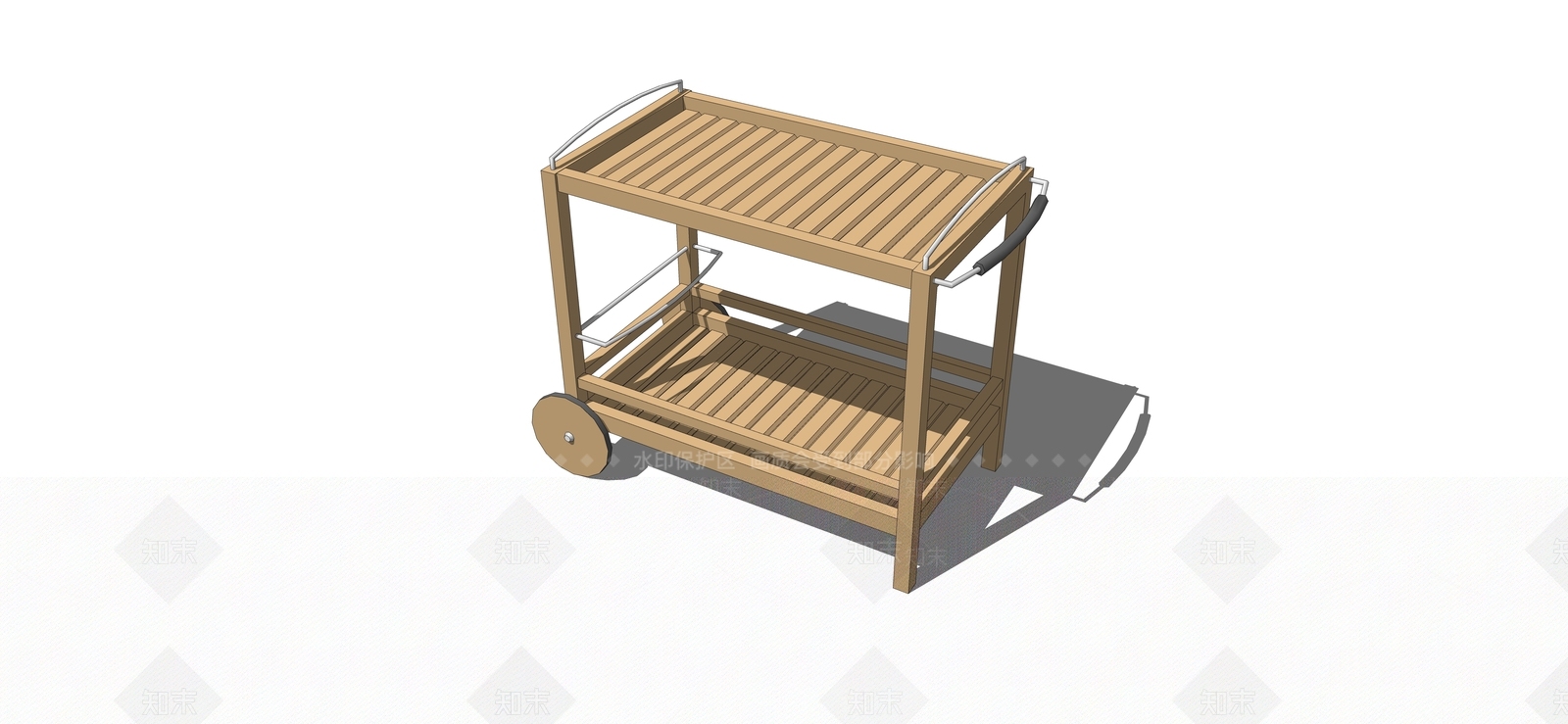 推车SU模型下载【ID:1169711534】