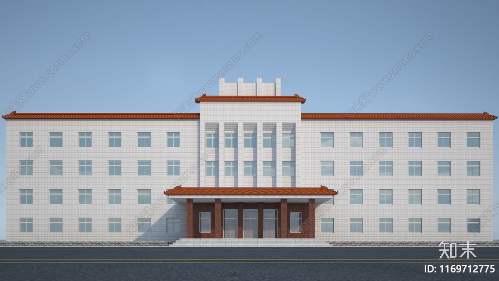 新中式其他公共建筑3D模型下载【ID:1169712775】