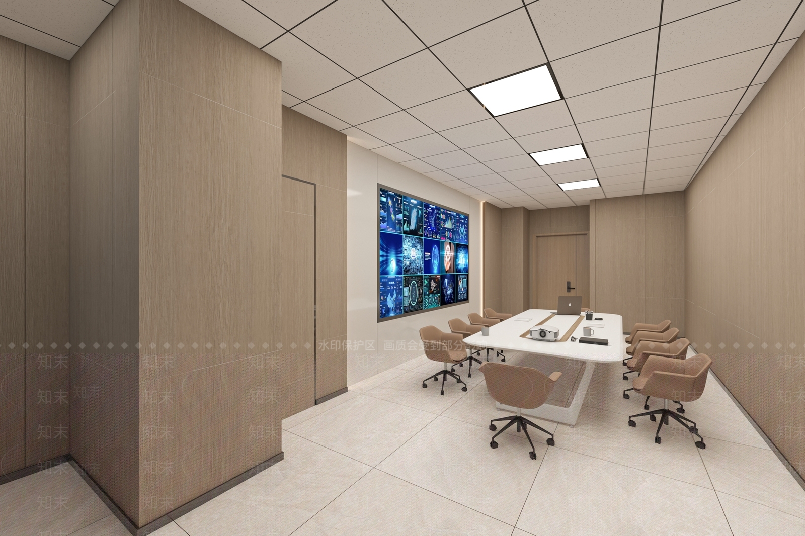 现代指挥中心3D模型下载【ID:1169713639】