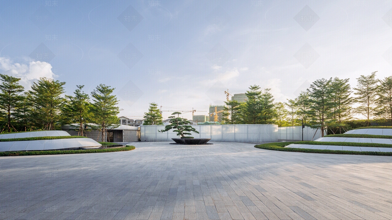 现代城市外景贴图下载【ID:1169727767】