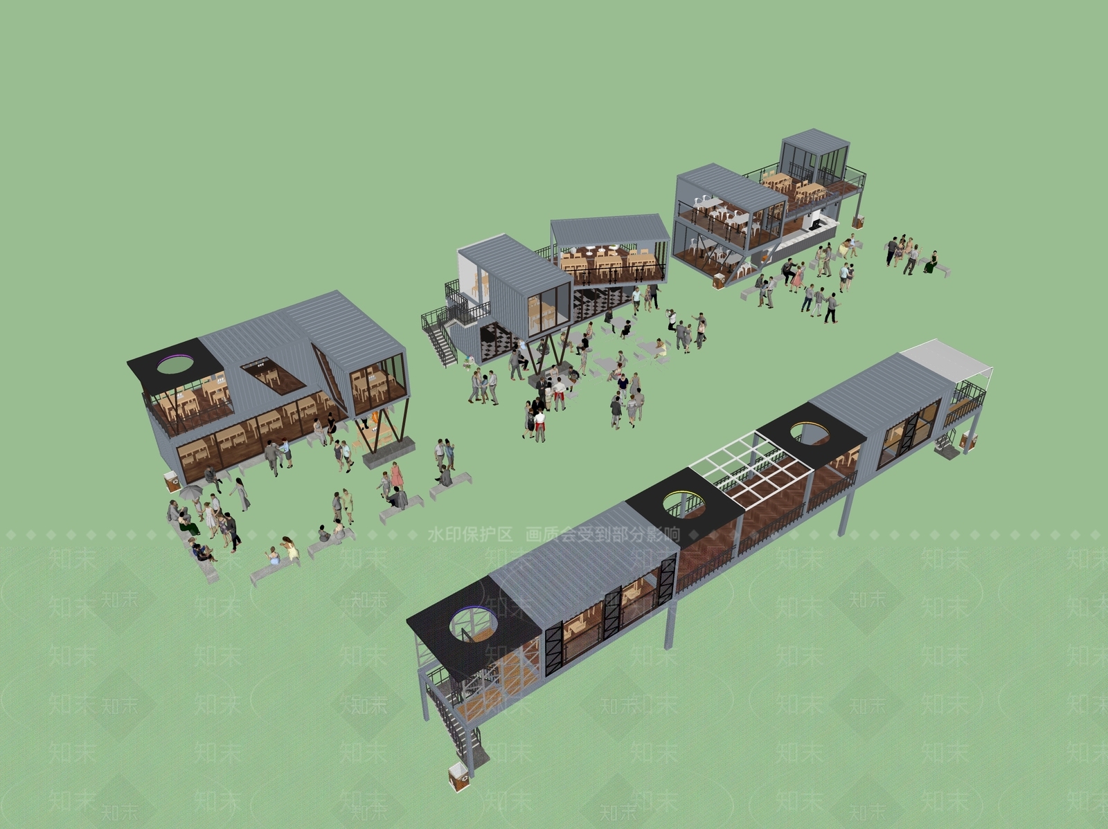 现代其他店铺SU模型下载【ID:1169728104】