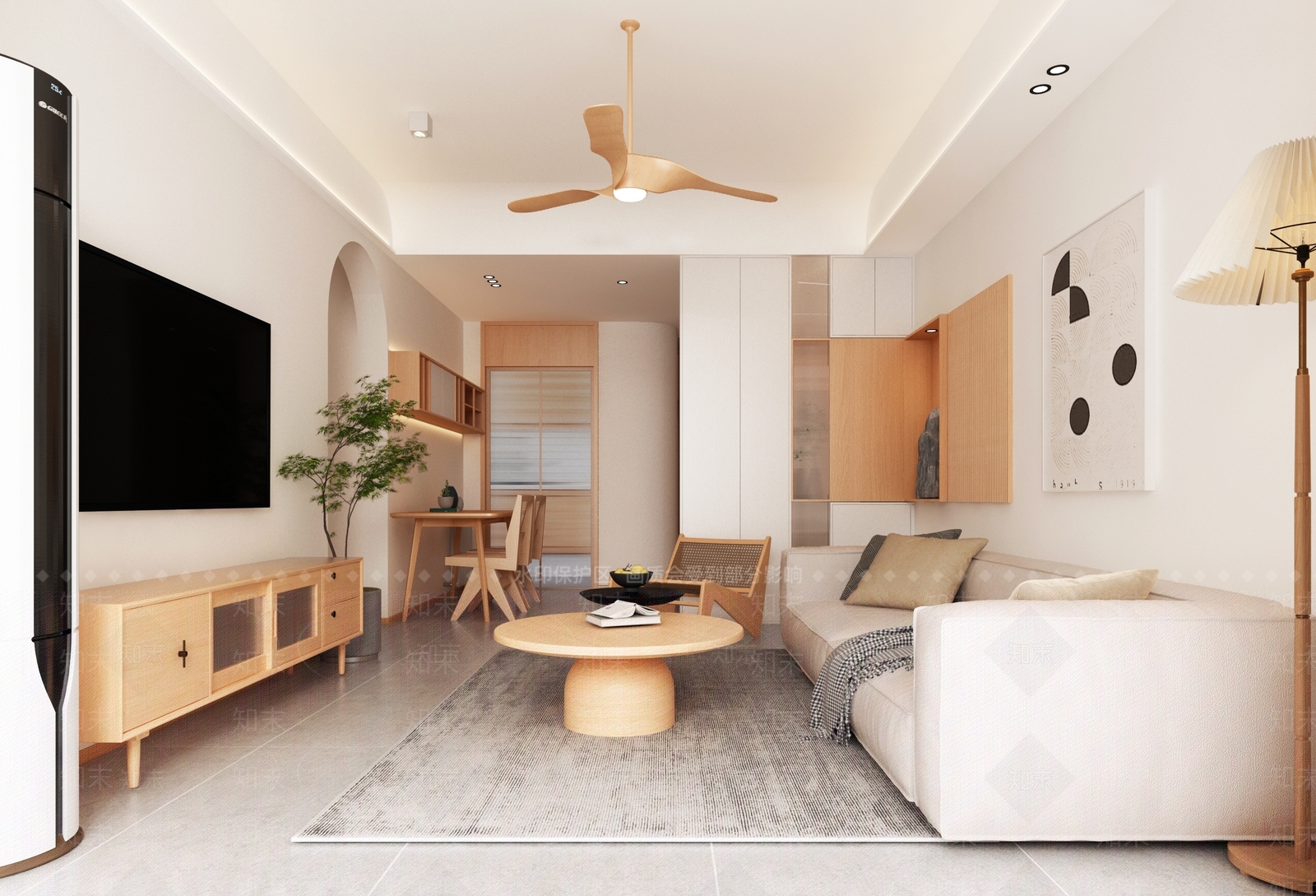 现代客餐厅3D模型下载【ID:1214715376】