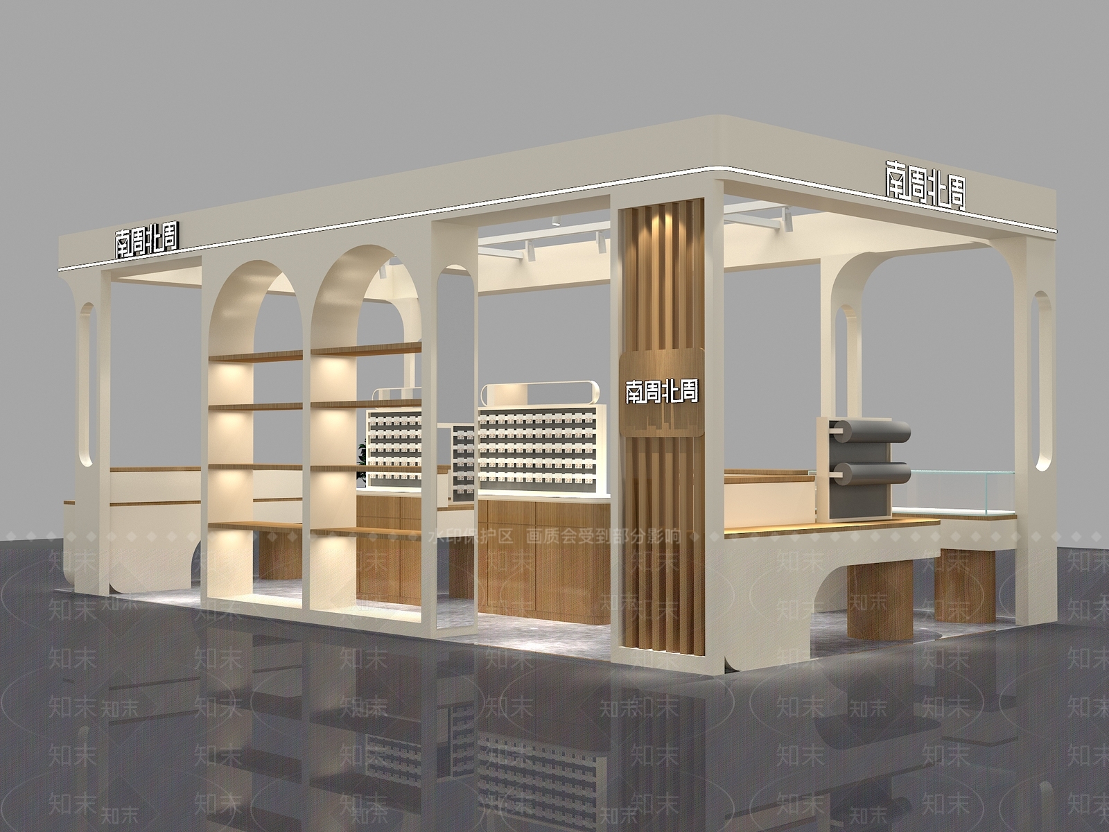 奶油极简珠宝店3D模型下载【ID:1169740290】
