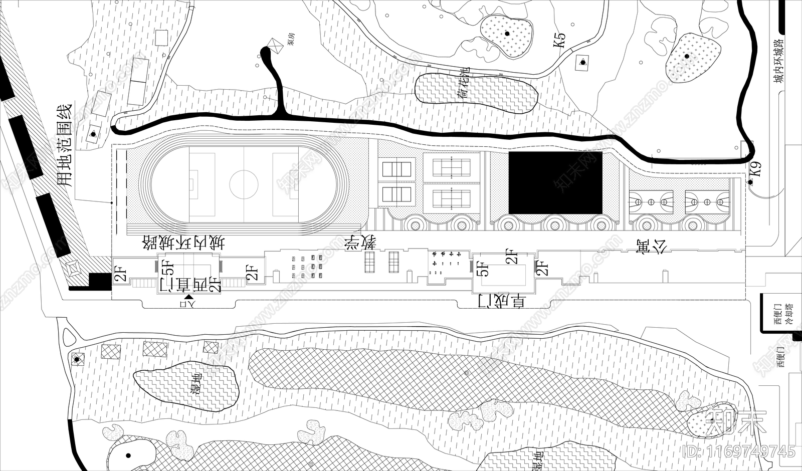 景观平面图cad施工图下载【ID:1169749745】