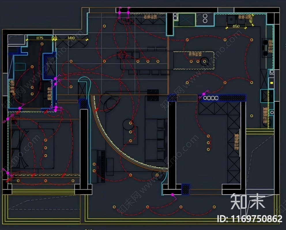 其他家装平面图施工图下载【ID:1169750862】