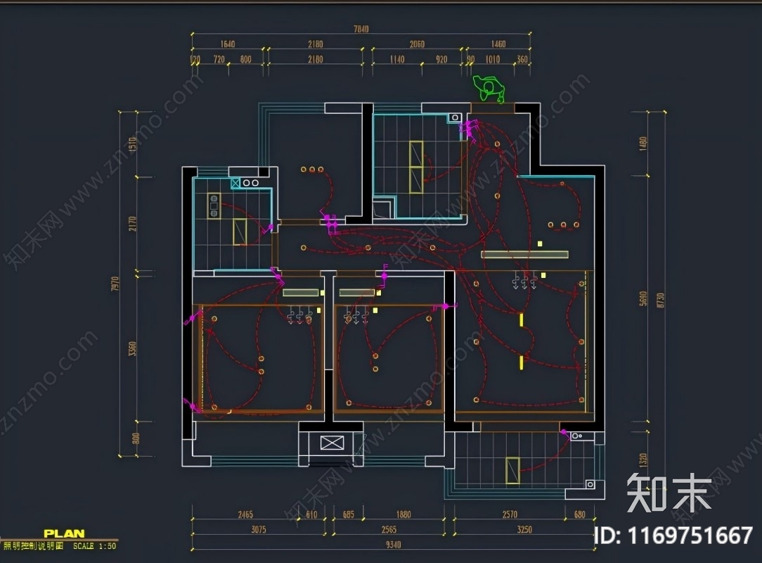 其他家装平面图cad施工图下载【ID:1169751667】