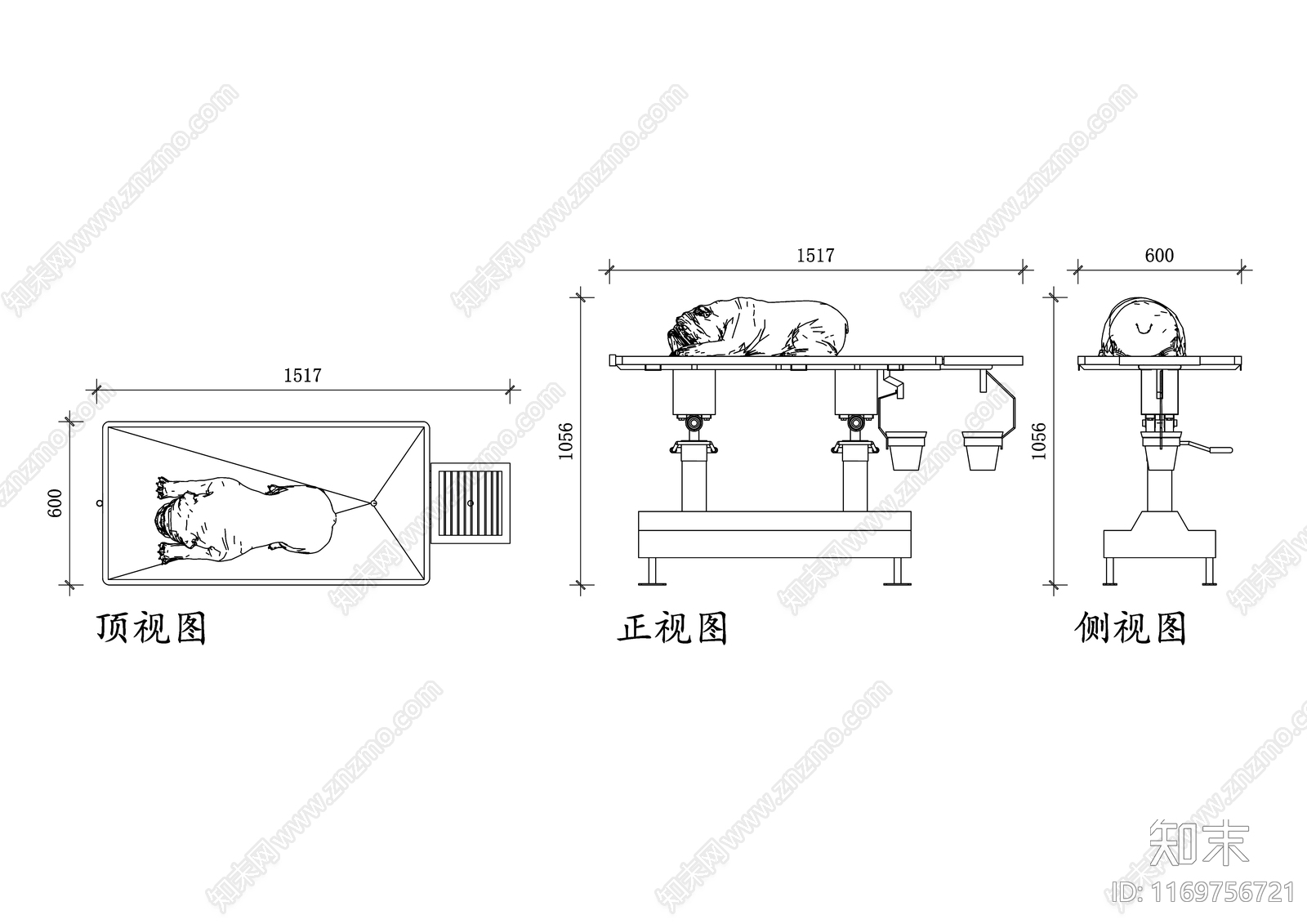 现代宠物医院施工图下载【ID:1169756721】