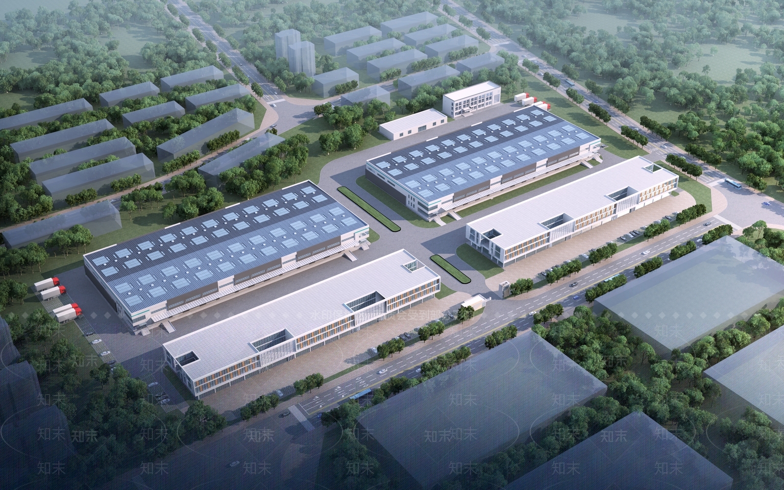 现代厂房3D模型下载【ID:1169759142】