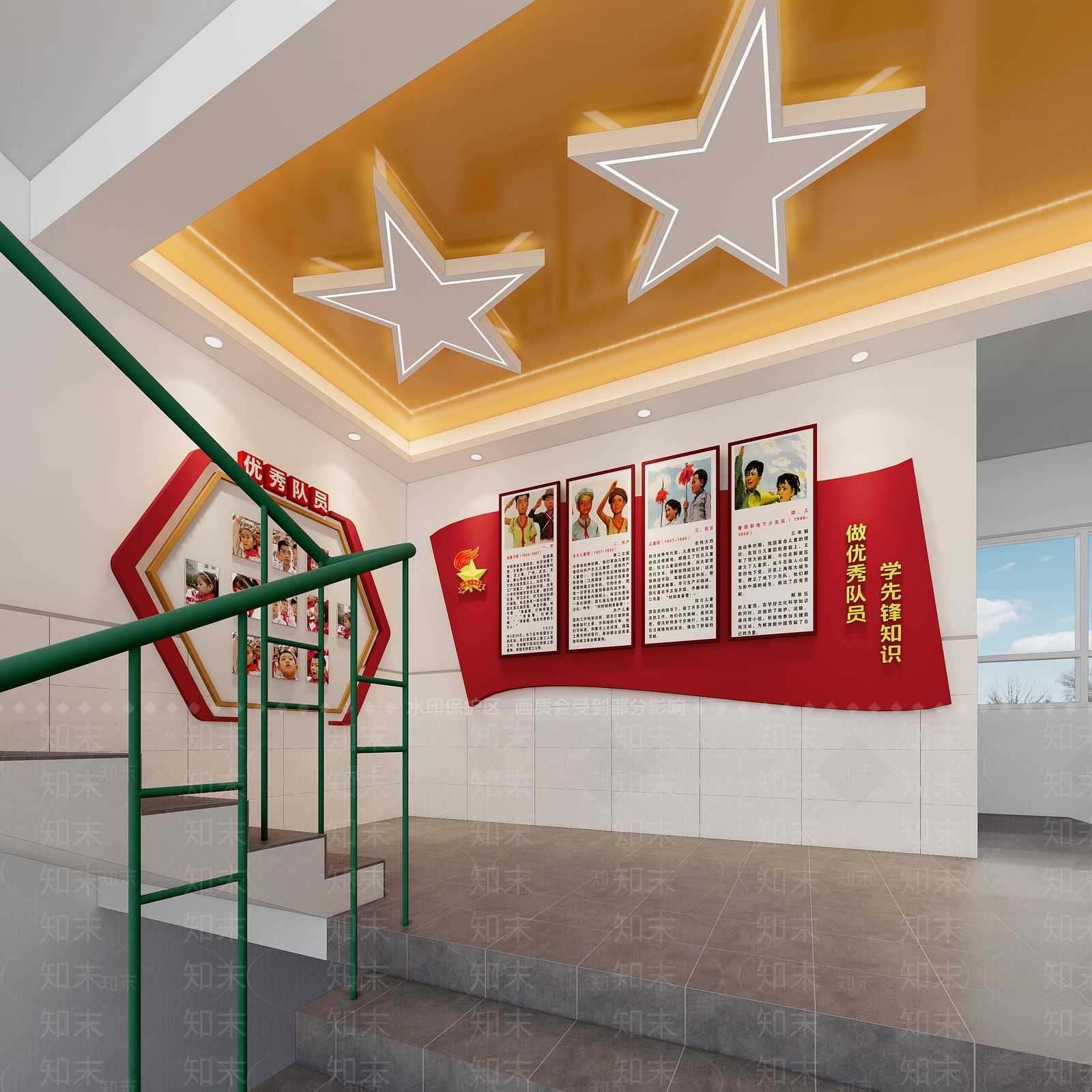 现代其他学校空间SU模型下载【ID:1169759510】