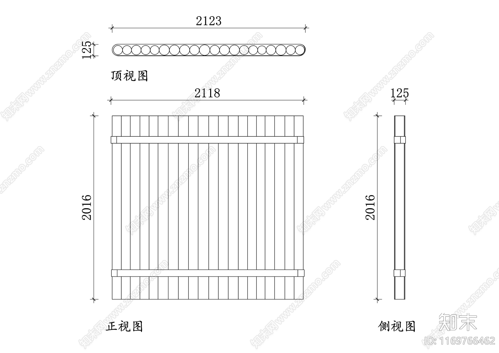 现代庭院cad施工图下载【ID:1169766462】