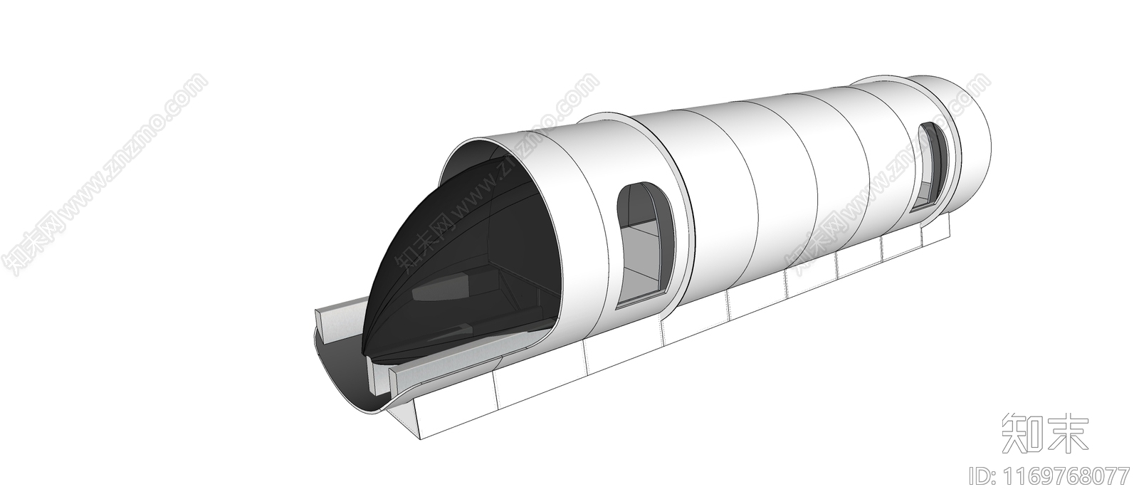 其他交通工具SU模型下载【ID:1169768077】