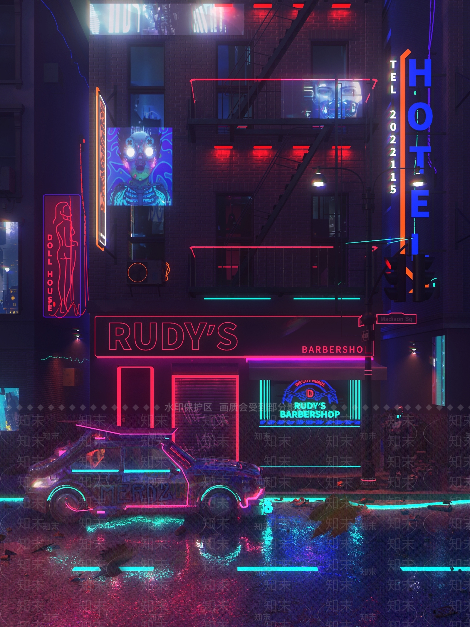 酒吧3D模型下载【ID:1169779353】