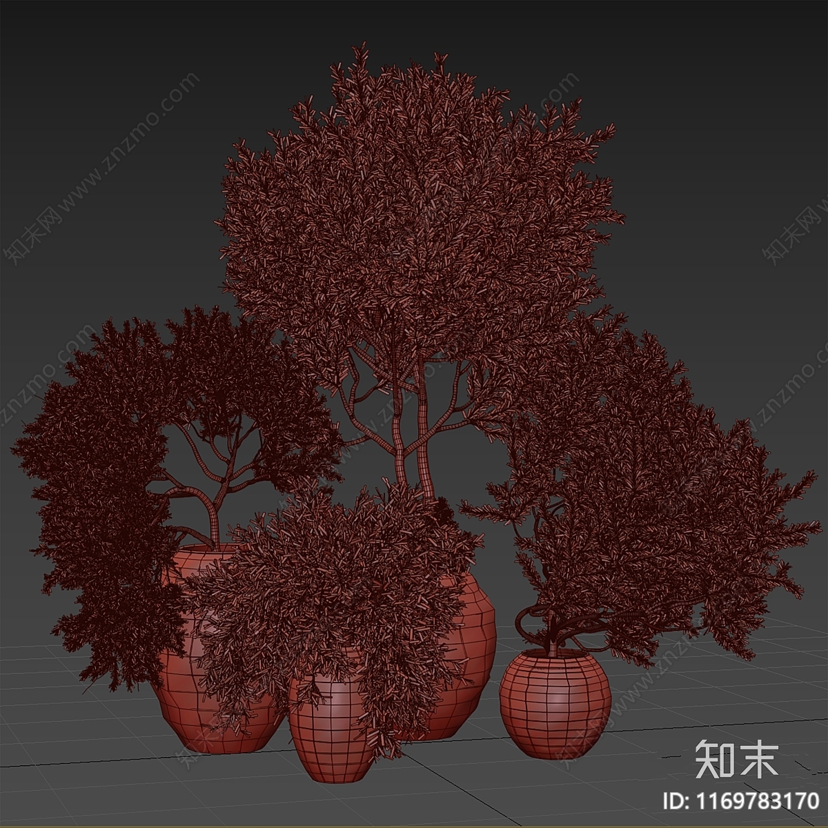 盆栽3D模型下载【ID:1169783170】