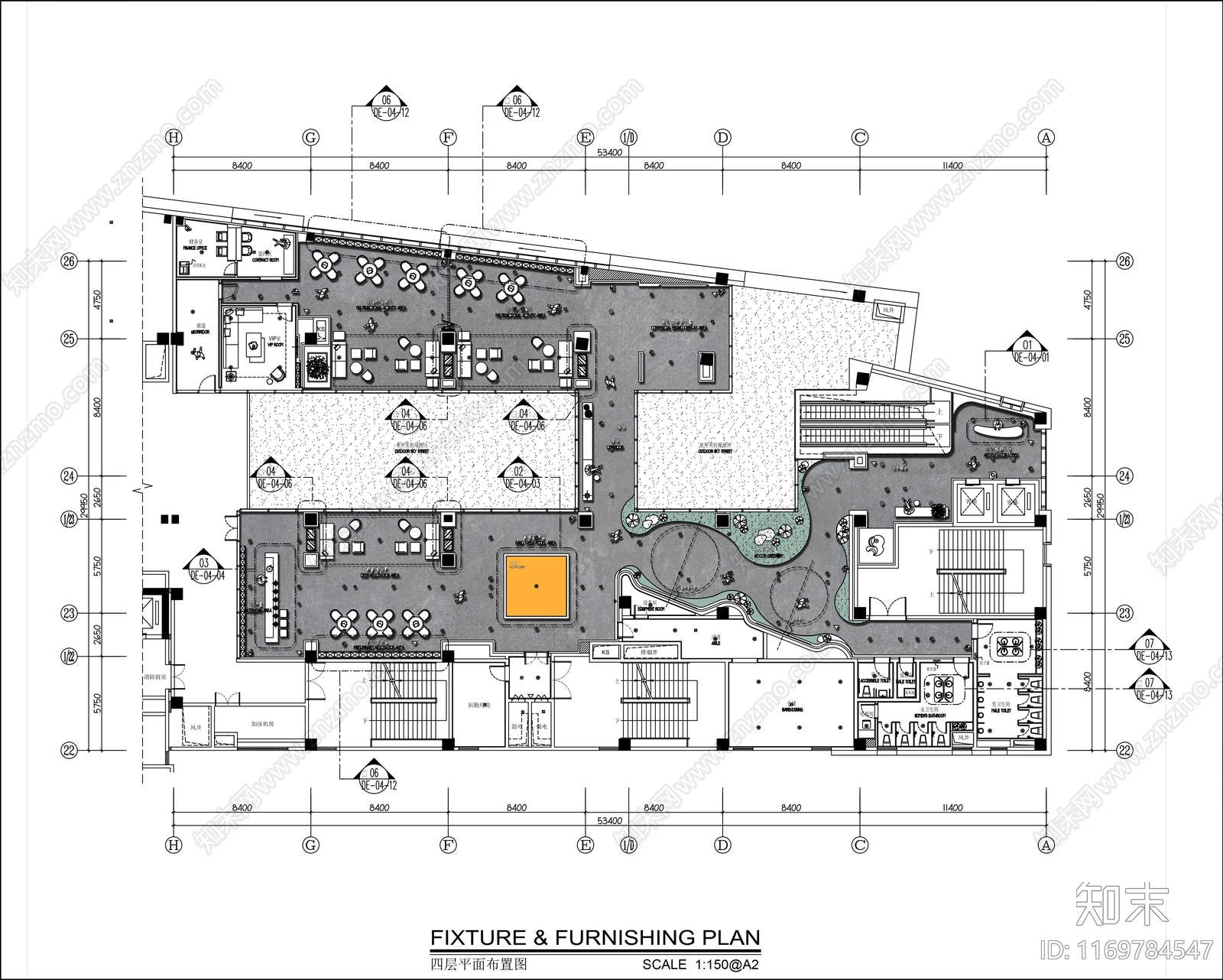 现代售楼处cad施工图下载【ID:1169784547】