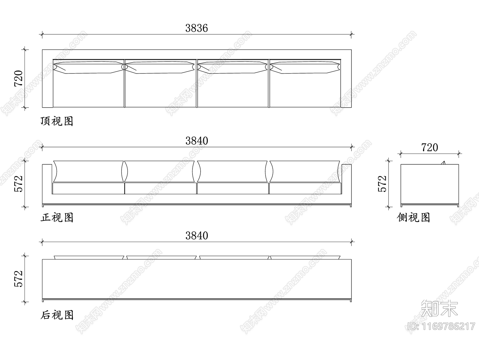 现代整体办公空间cad施工图下载【ID:1169786217】