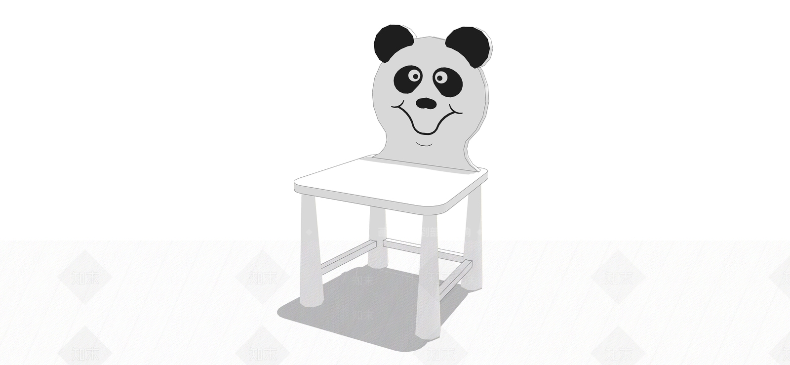 现代儿童椅SU模型下载【ID:1169849265】