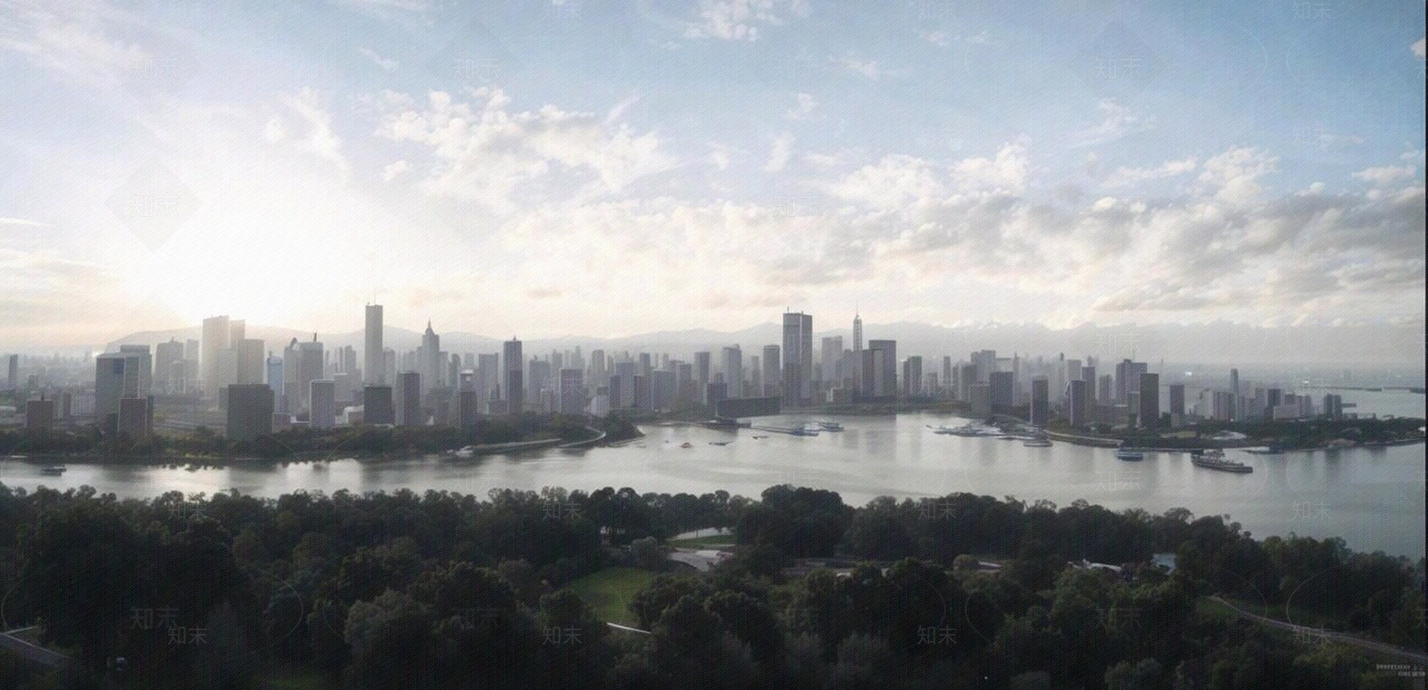 现代城市外景贴图下载【ID:1169804194】