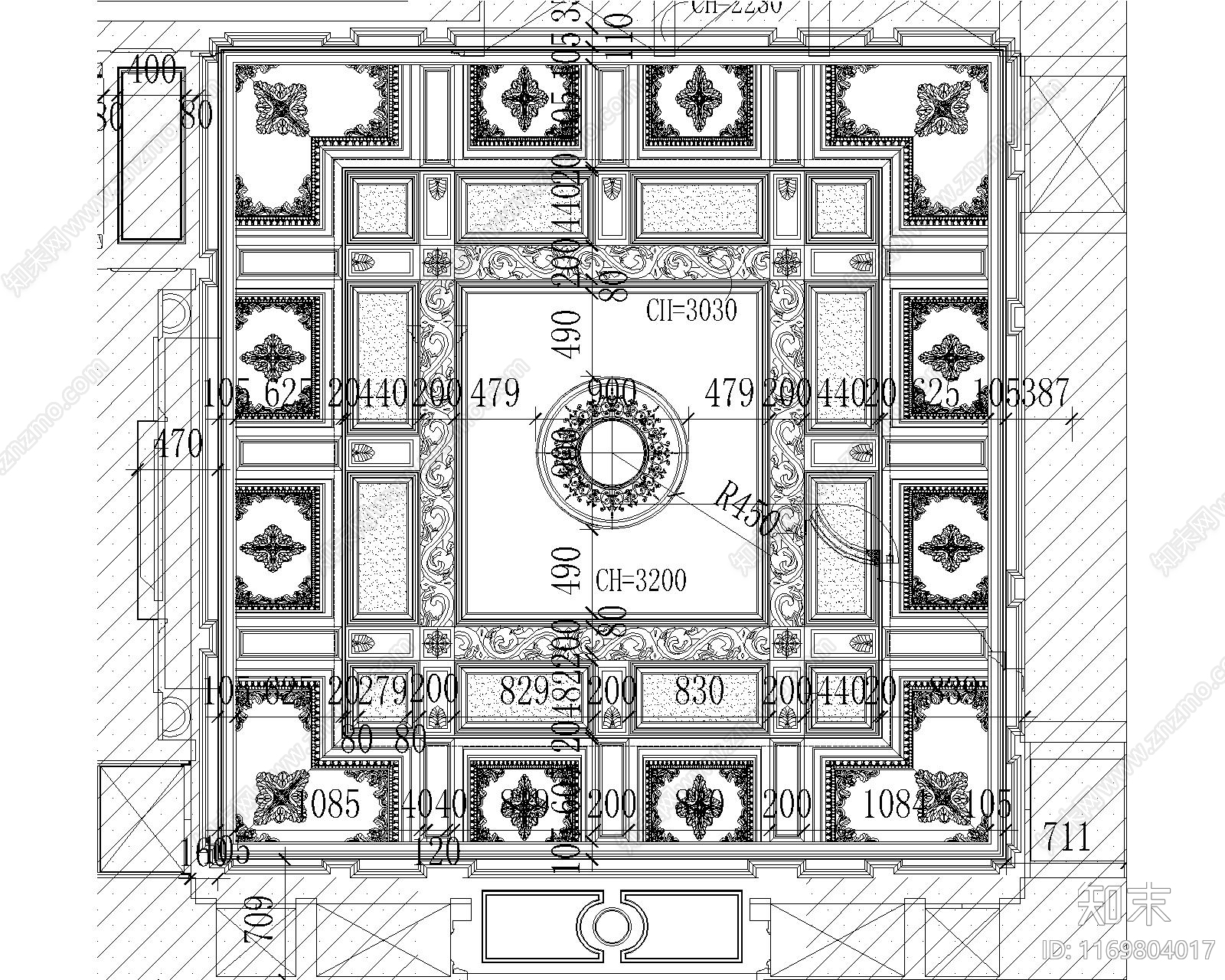 欧式综合硬装构件图库cad施工图下载【ID:1169804017】