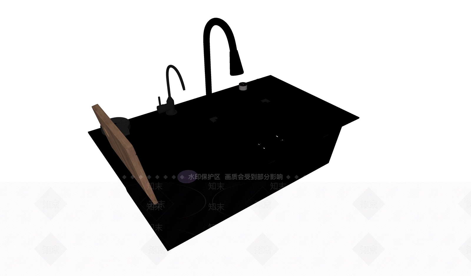 现代水槽SU模型下载【ID:1169806866】